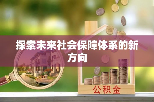卢氏探索未来社会保障体系的新方向