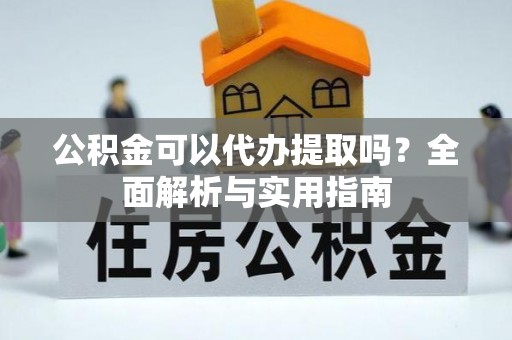 卢氏公积金可以代办提取吗？全面解析与实用指南