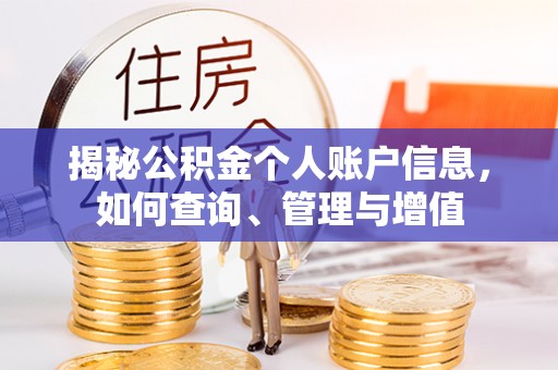 卢氏揭秘公积金个人账户信息，如何查询、管理与增值