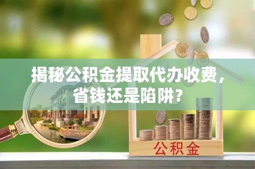 卢氏揭秘公积金提取代办收费，省钱还是陷阱？