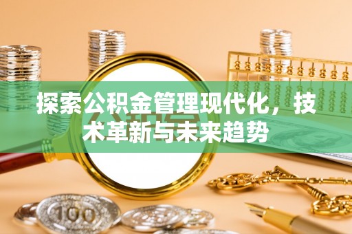 卢氏探索公积金管理现代化，技术革新与未来趋势