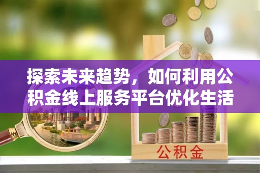 卢氏探索未来趋势，如何利用公积金线上服务平台优化生活
