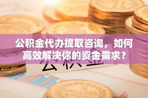 卢氏公积金代办提取咨询，如何高效解决你的资金需求？