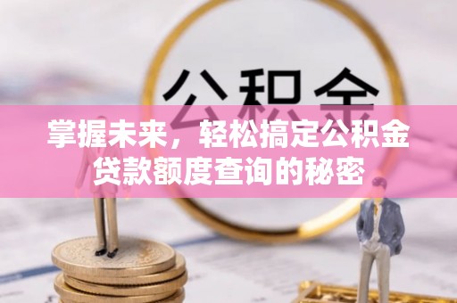 卢氏掌握未来，轻松搞定公积金贷款额度查询的秘密