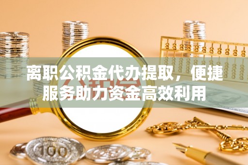 卢氏离职公积金代办提取，便捷服务助力资金高效利用