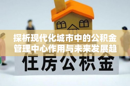 卢氏探析现代化城市中的公积金管理中心作用与未来发展趋势