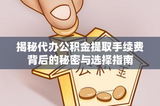 卢氏揭秘代办公积金提取手续费背后的秘密与选择指南