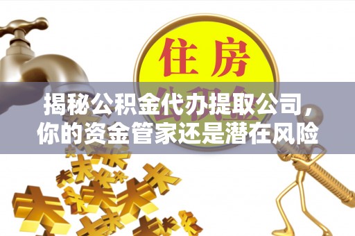 卢氏揭秘公积金代办提取公司，你的资金管家还是潜在风险？