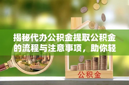 卢氏揭秘代办公积金提取公积金的流程与注意事项，助你轻松拿回属于你的钱
