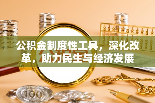 卢氏公积金制度性工具，深化改革，助力民生与经济发展