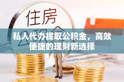 卢氏私人代办提取公积金，高效便捷的理财新选择