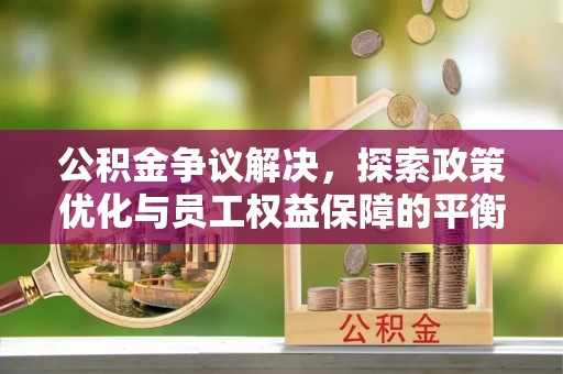 卢氏公积金争议解决，探索政策优化与员工权益保障的平衡点