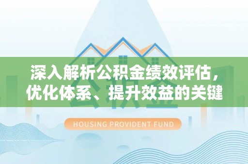 卢氏深入解析公积金绩效评估，优化体系、提升效益的关键路径