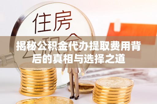 卢氏揭秘公积金代办提取费用背后的真相与选择之道