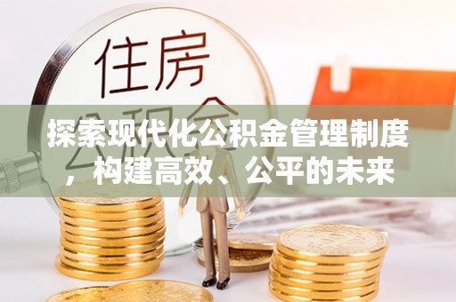卢氏探索现代化公积金管理制度，构建高效、公平的未来