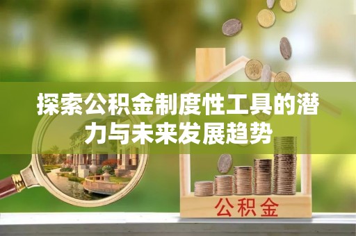 卢氏探索公积金制度性工具的潜力与未来发展趋势