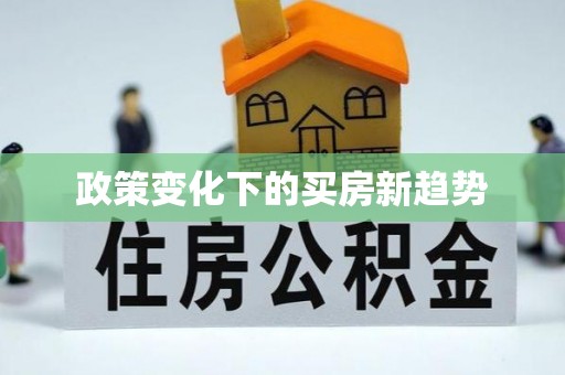 卢氏政策变化下的买房新趋势
