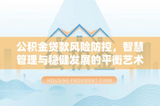卢氏公积金贷款风险防控，智慧管理与稳健发展的平衡艺术