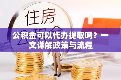 卢氏公积金可以代办提取吗？一文详解政策与流程