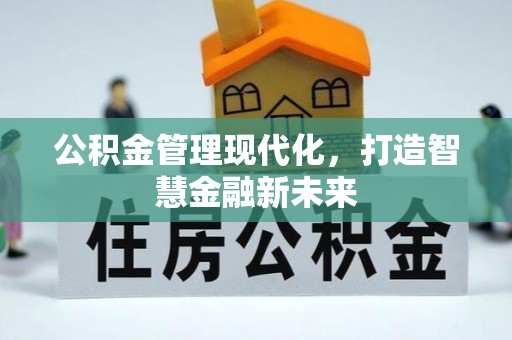 卢氏公积金管理现代化，打造智慧金融新未来