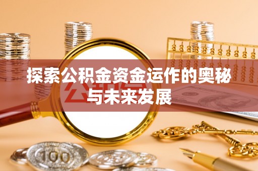 卢氏探索公积金资金运作的奥秘与未来发展