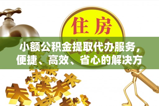 卢氏小额公积金提取代办服务，便捷、高效、省心的解决方案