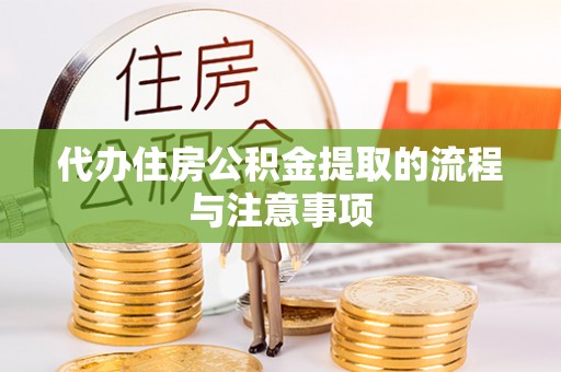 卢氏代办住房公积金提取的流程与注意事项