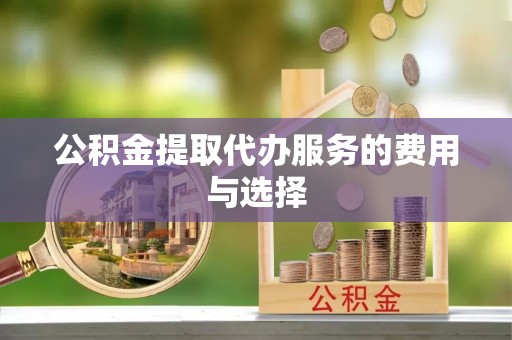 卢氏公积金提取代办服务的费用与选择