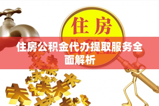 卢氏住房公积金代办提取服务全面解析